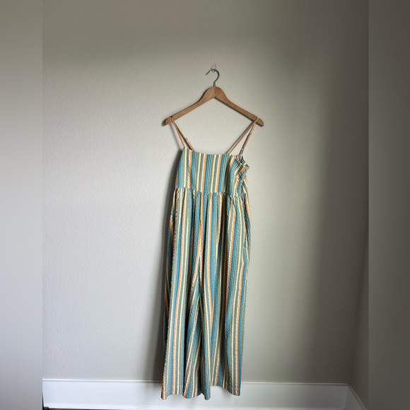 Roller rabbit Devon seersucker wide leg jumpsuit - Picture 7 of 8